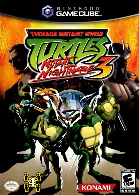 Teenage Mutant Ninja Turtles 3: Mutant Nightmare box art