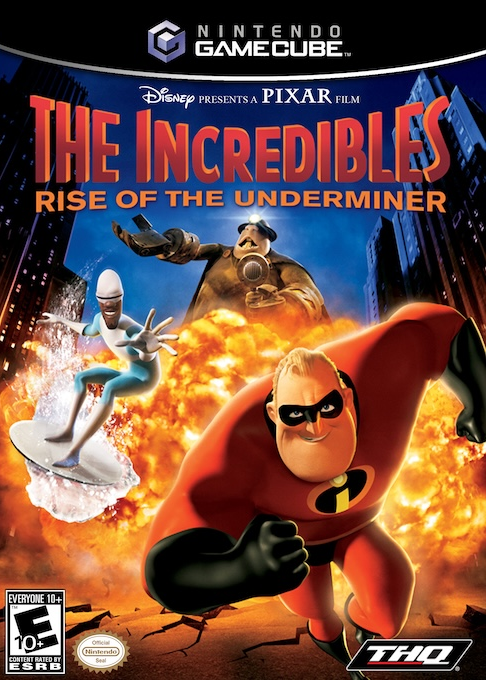 The Incredibles: Rise of the Underminer box art