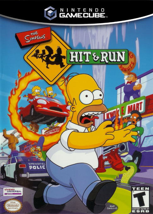 The Simpsons: Hit & Run box art