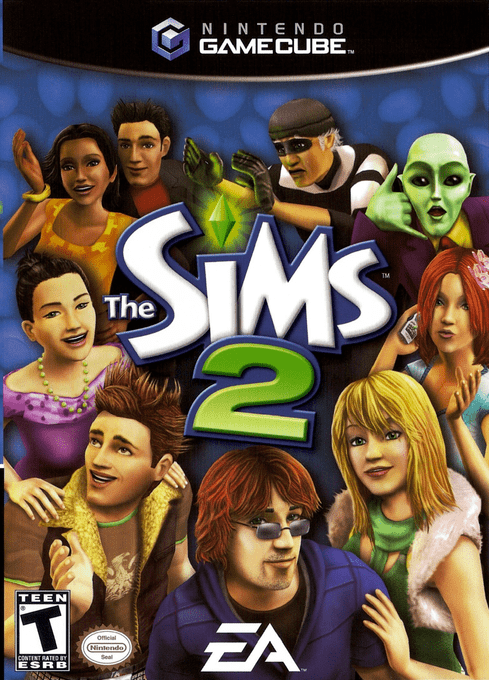 The Sims 2 box art