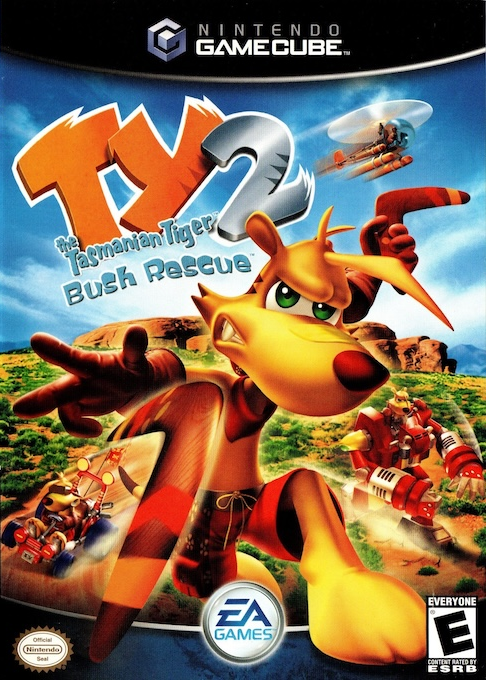 Ty the Tasmanian Tiger 2: Bush Rescue box art