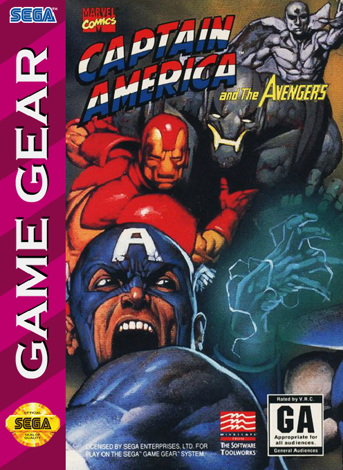 Captain America and the Avengers box art