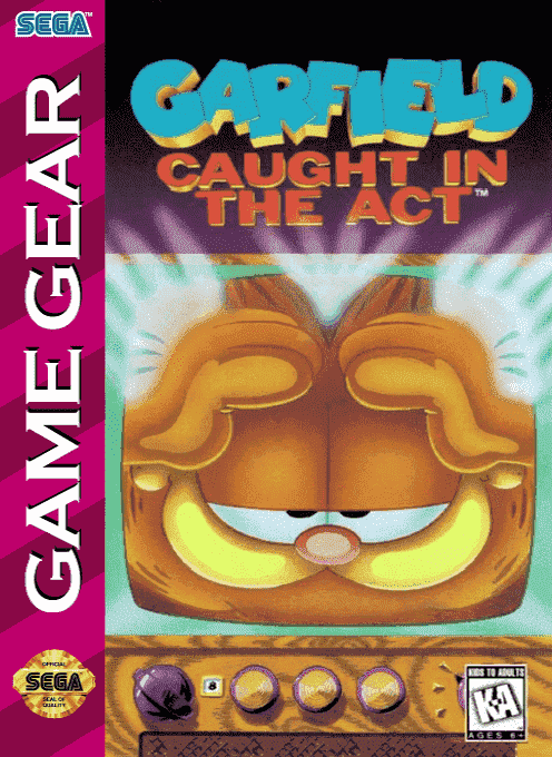 Garfield Caught in the Act box art