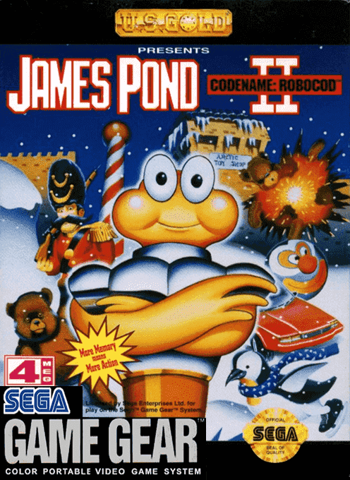 James Pond 2 Codename Robocod box art