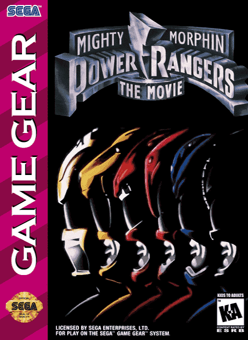 Mighty Morphin Power Rangers the Movie box art