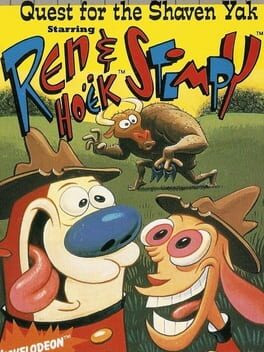 Quest for the Shaven Yak Starring Ren Hoëk and Stimpy box art