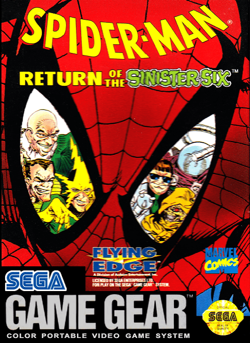Spiderman Return of the Sinister Six box art