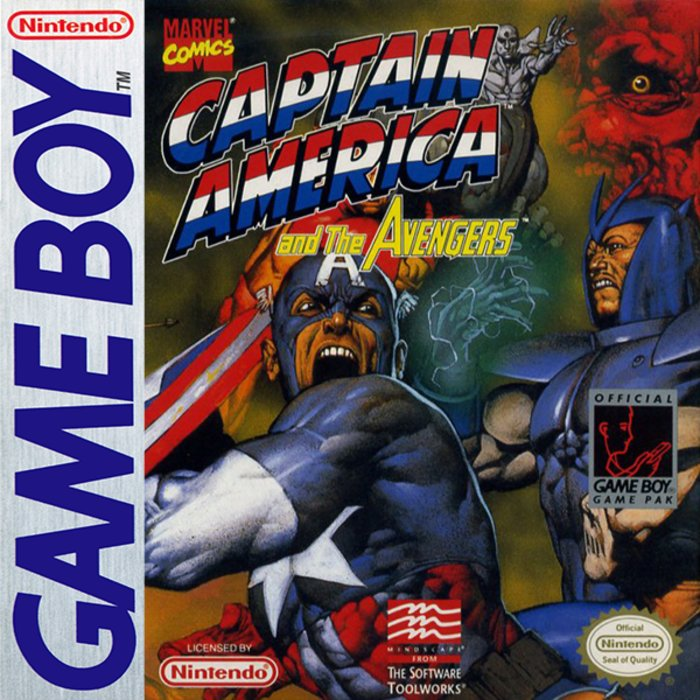 Captain America and the Avengers box art