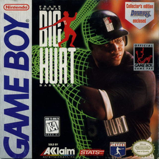 Frank Thomas Big Hurt Baseball box art