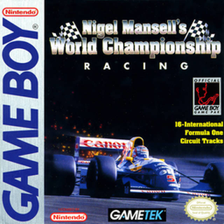 Nigel Mansell's World Championship box art