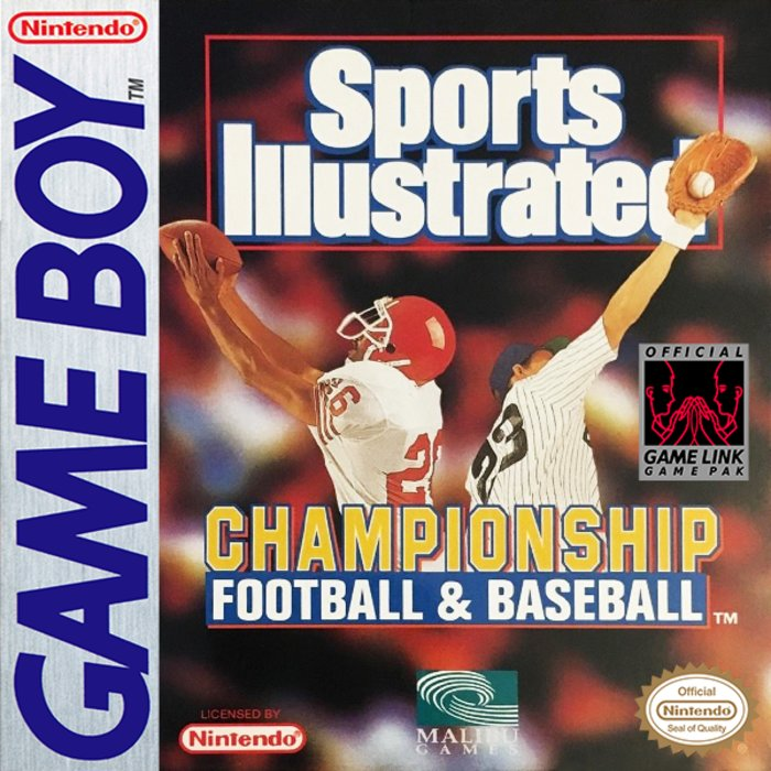 Sports Illustrated: Championship Football & Baseball box art