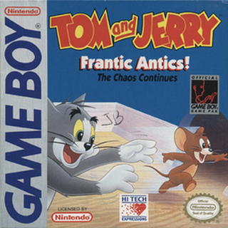 Tom and Jerry: Frantic Antics! box art