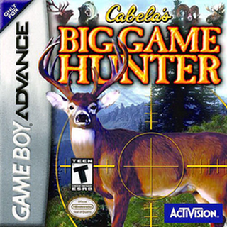 Cabela's Big Game Hunter box art
