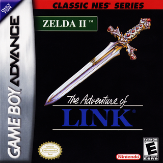 Classic NES Series: Zelda II - The Adventure of Link box art