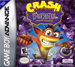Crash Bandicoot Purple: Ripto's Rampage box art