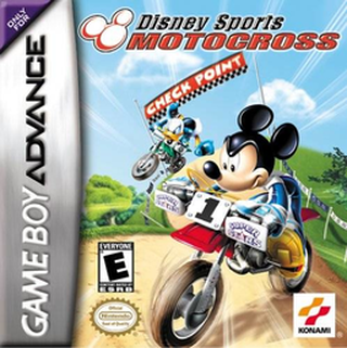 Disney Sports Motocross box art