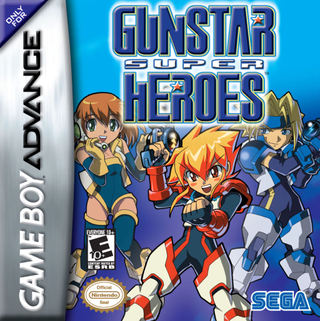 Gunstar Super Heroes box art