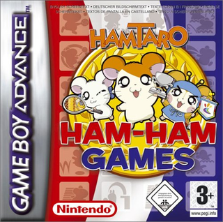 Hamtaro: Ham-Ham Games box art
