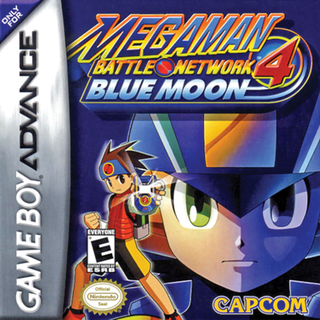 Mega Man Battle Network 4: Blue Moon box art