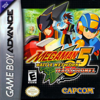 Mega Man Battle Network 5: Team Colonel box art