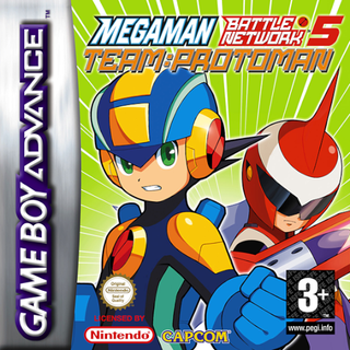 Mega Man Battle Network 5: Team Protoman box art