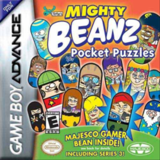Mighty Beanz Pocket Puzzles box art