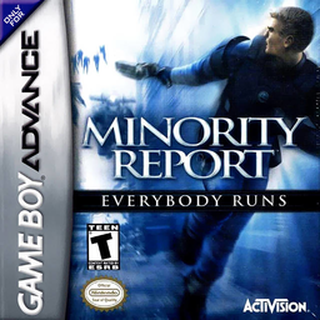 Minority Report: Everybody Runs box art