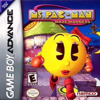 Ms. Pac-Man: Maze Madness box art