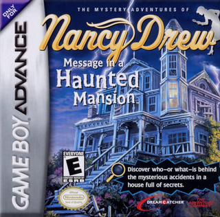 Nancy Drew: Message in a Haunted Mansion box art