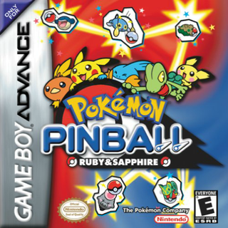 Pokémon Pinball: Ruby & Sapphire box art