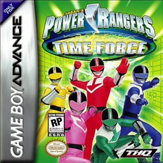 Power Rangers Time Force box art
