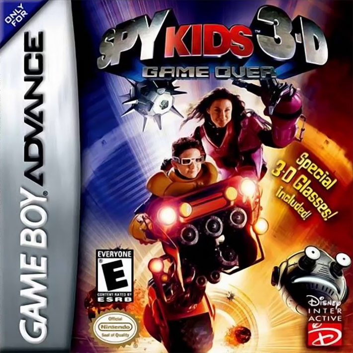 Spy Kids 3-D: Game Over box art