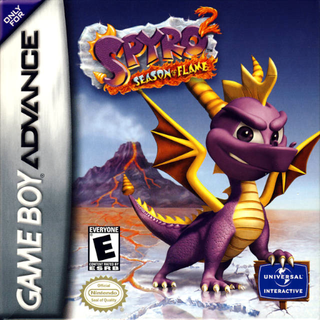 Spyro 2: Season of Flame box art