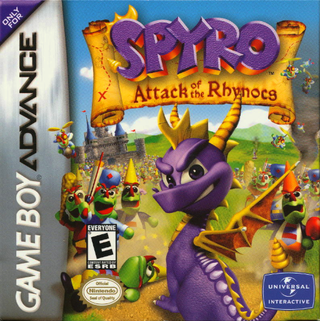 Spyro: Attack of the Rhynocs box art