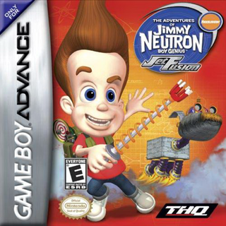 The Adventures of Jimmy Neutron Boy Genius: Jet Fusion box art