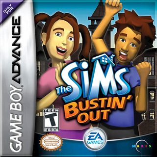 The Sims Bustin' Out box art