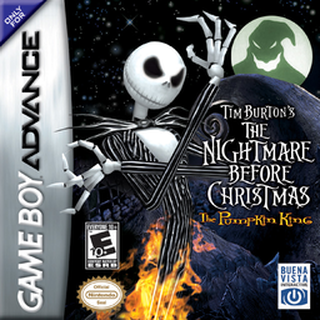 Tim Burton's The Nightmare Before Christmas: The Pumpkin King box art