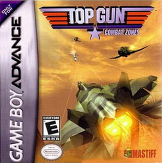Top Gun: Combat Zones box art