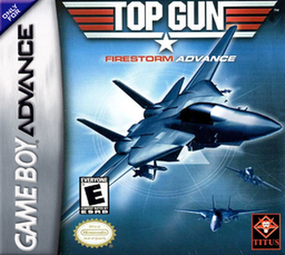 Top Gun: Firestorm Advance box art