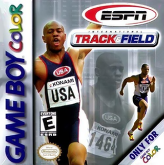 ESPN International Track & Field box art