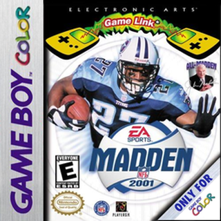 Madden NFL 2001 box art
