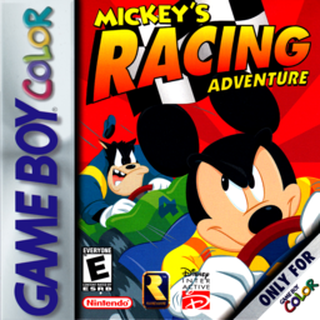 Mickey's Racing Adventure box art