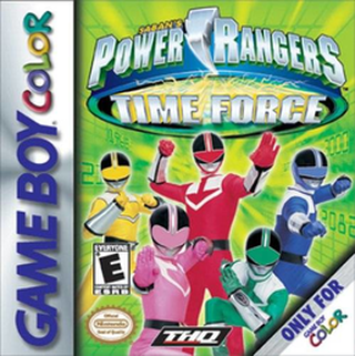 Power Rangers Time Force box art
