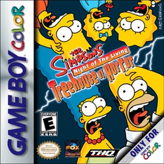 The Simpsons: Night of the Living - Treehouse of Horror box art