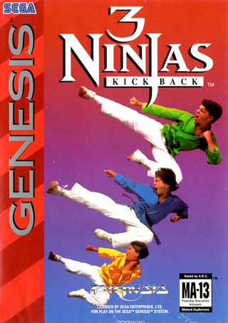 3 Ninjas Kick Back box art