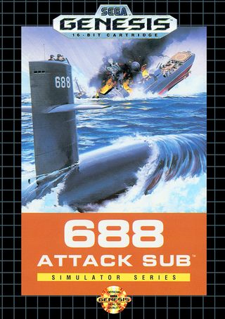 688 Attack Sub box art