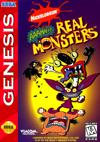 Aaahh!!! Real Monsters box art