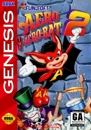 Aero the Acro-Bat 2 box art