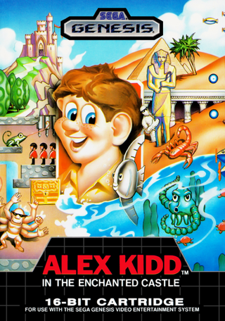 Alex Kidd in the Enchanted Castle box art