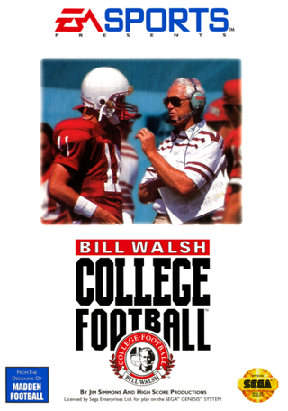 Bill Walsh College Football box art